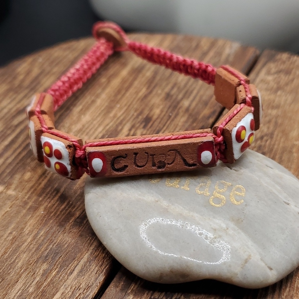B2711 Cuba vacation souvenir‎ tropical bracelet
